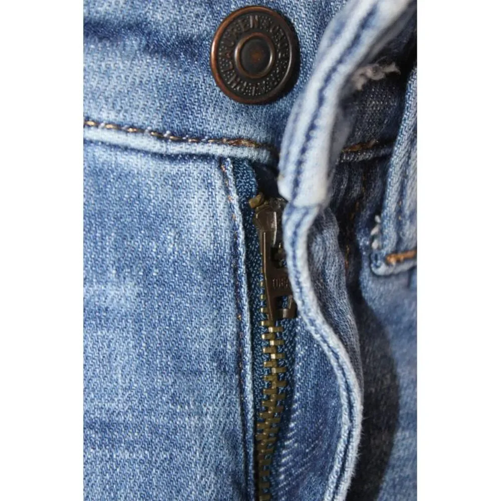 Polo Ralph Lauren Girls High Rise The Tompkins Skinny Jeans Blue Size 7